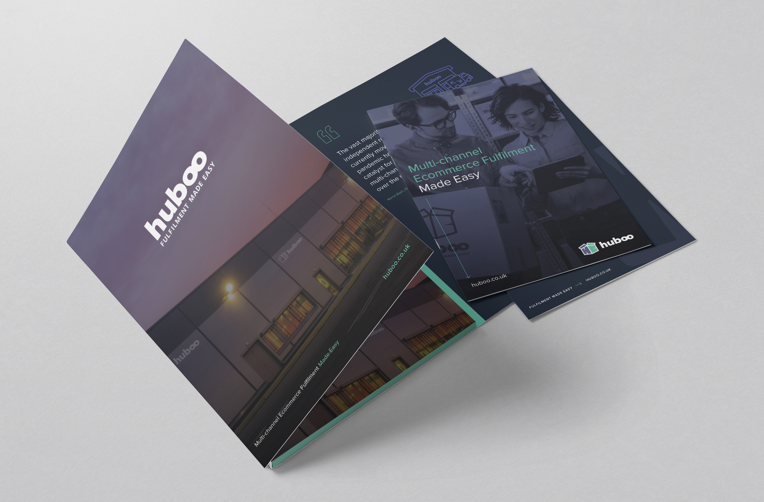 Huboo Open Folder A4 Portrait with Brochure Huboo Open Folder A4 Portrait with Brochure